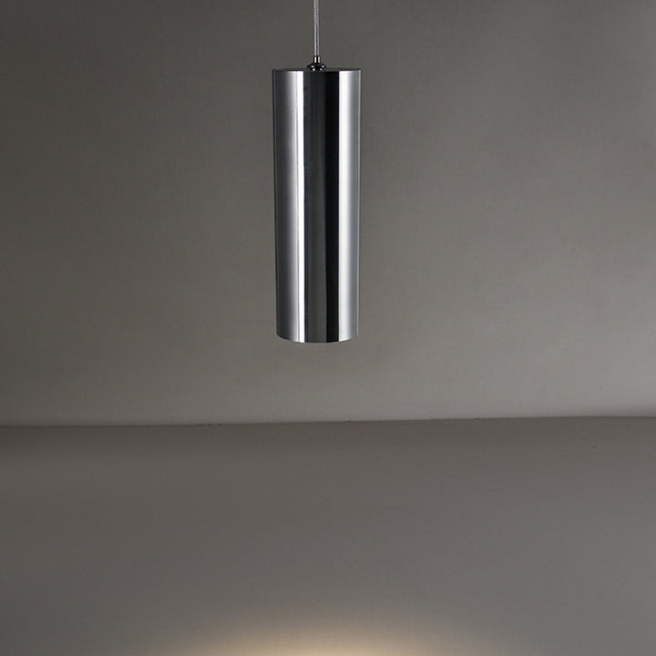 Lámpara colgante cilíndrica LED industrial - Luz de foco colgante ajustable para hogar, oficina y recepción 