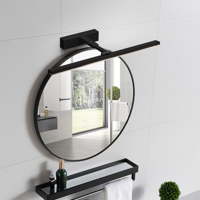 Modern Minimalist Adjustable Aluminum Acrylic Rectangular LED Vanity Light Wall Sconce Lamp For Bathroom