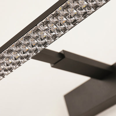 Modern Minimalist Adjustable Aluminum Acrylic Rectangular LED Vanity Light Wall Sconce Lamp For Bathroom
