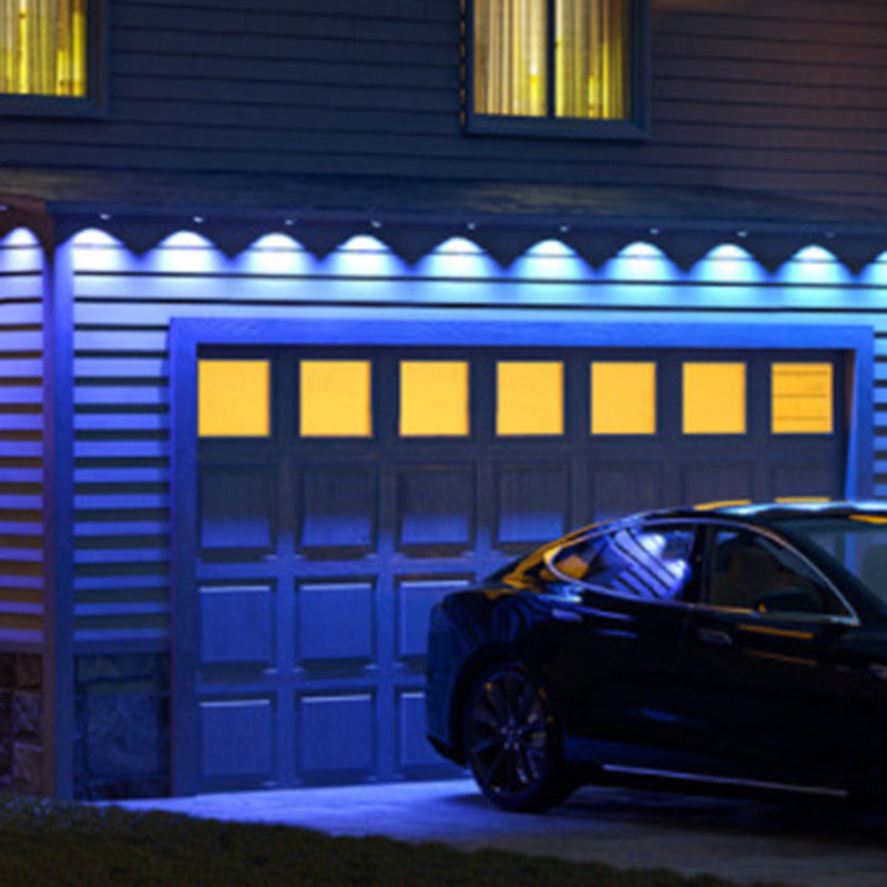Lumières de Noël permanentes pour ligne de toit - bande LED d’extérieur RGB intelligente pour avant-toits avec contrôle par application 