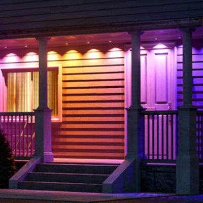 Permanent Roofline Holiday Lights - Smart RGB Outdoor Eaves LED Strip Lighting With App Control