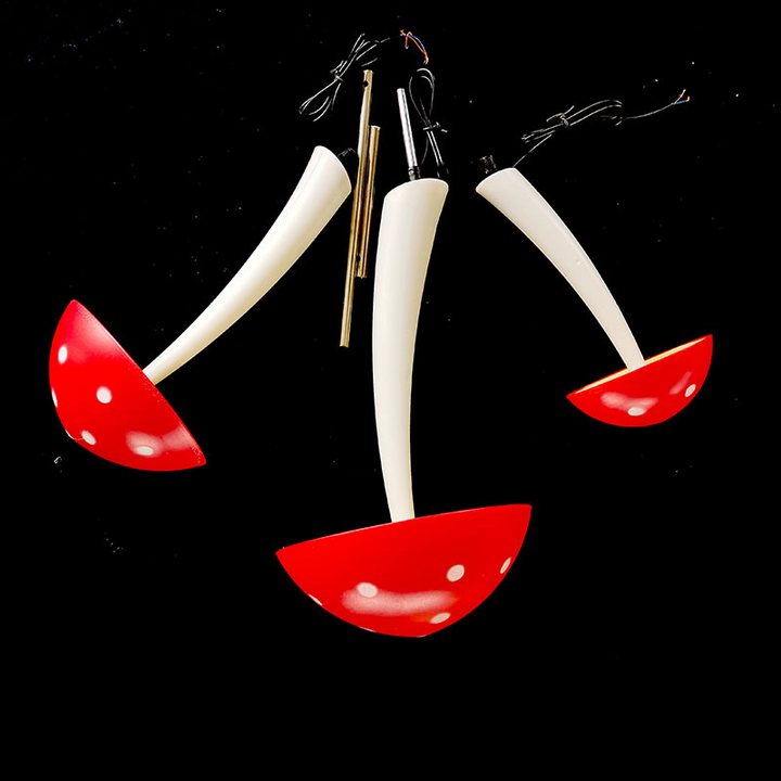 Modern Art Deco Waterproof ABS Colorful Mushroom LED Outdoor Landscape Stake Light For Garden
