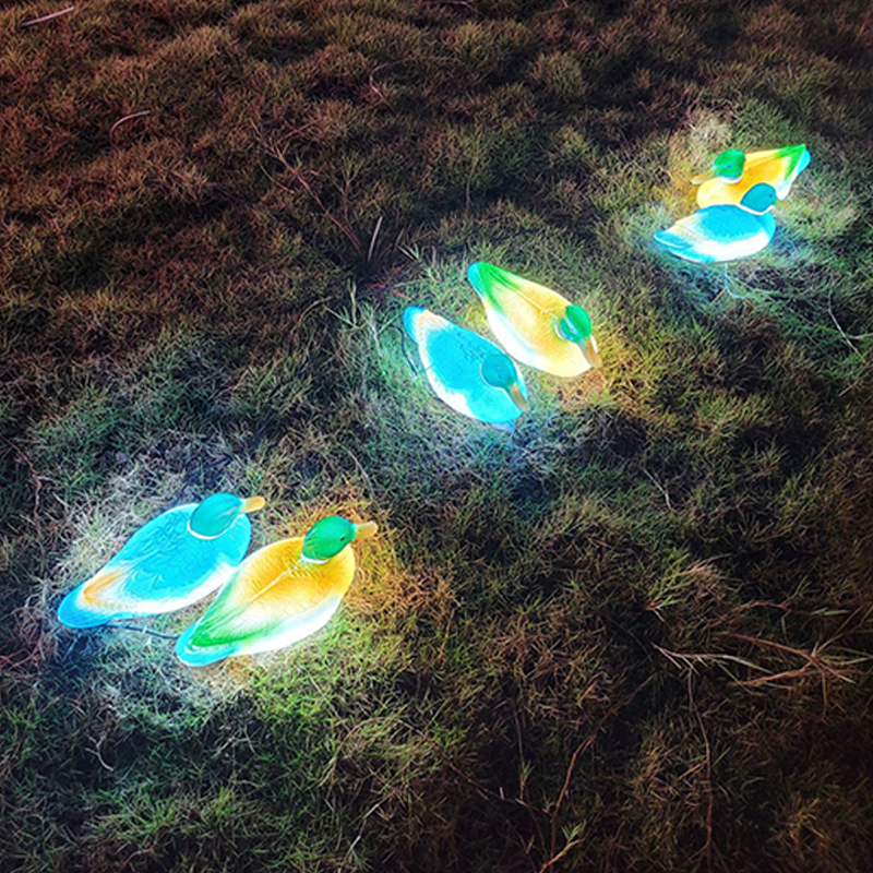 Contemporary Creative Waterproof ABS Duck-Shaped LED Outdoor Landscape Light For Outdoor Patio