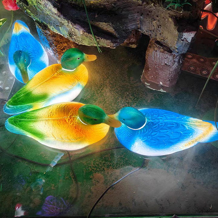 Contemporary Creative Waterproof ABS Duck-Shaped LED Outdoor Landscape Light For Outdoor Patio