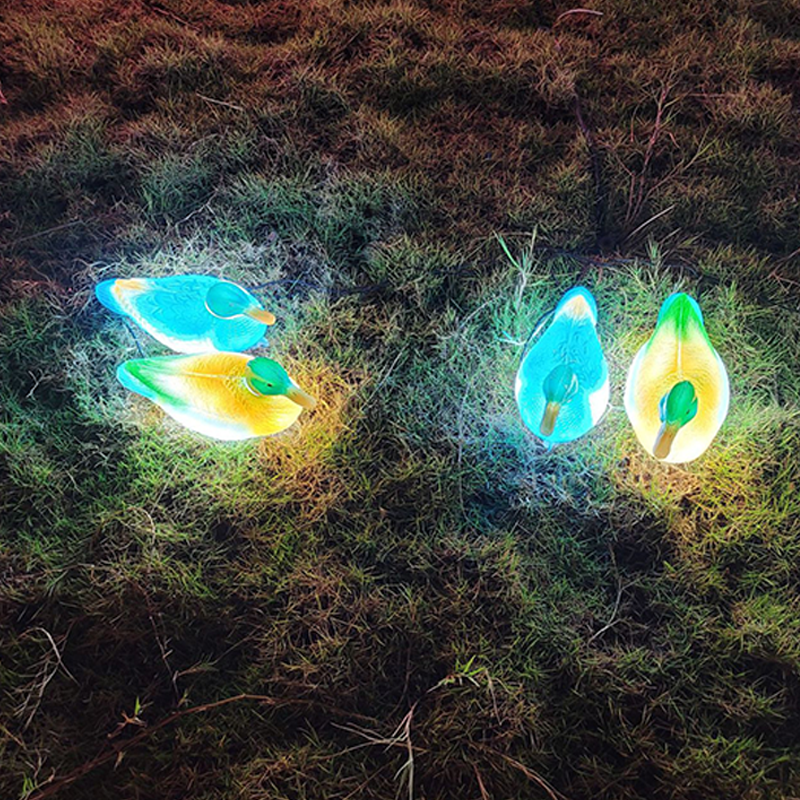Contemporary Creative Waterproof ABS Duck-Shaped LED Outdoor Landscape Light For Outdoor Patio