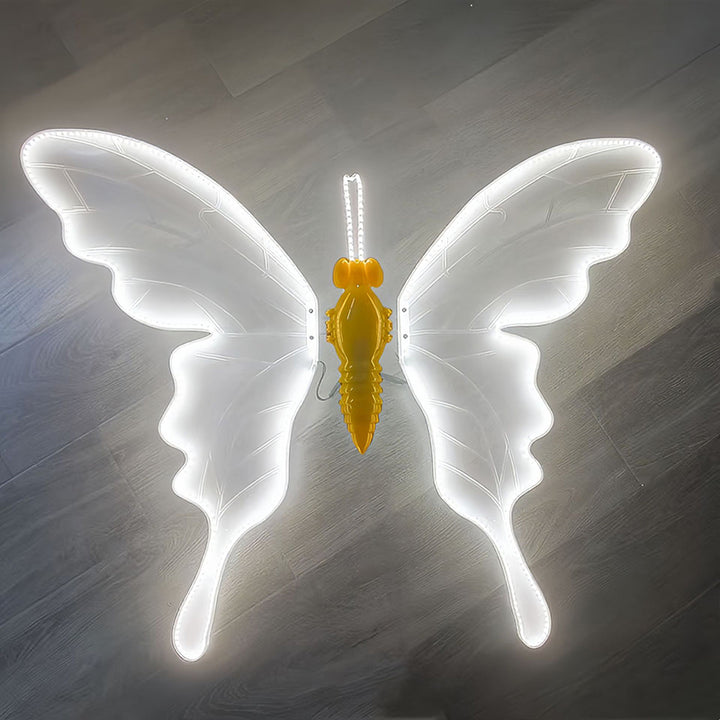 Contemporary Creative Waterproof ABS Animated Butterfly LED Outdoor Landscape Stake Light For Garden