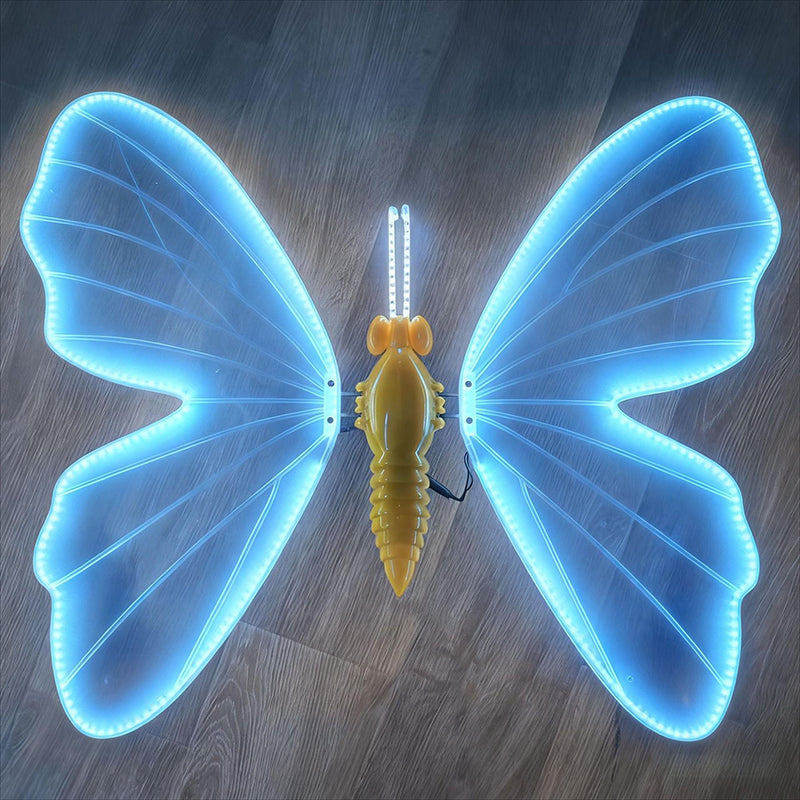 Contemporary Creative Waterproof ABS Animated Butterfly LED Outdoor Landscape Stake Light For Garden