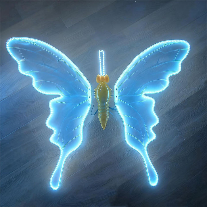 Contemporary Creative Waterproof ABS Animated Butterfly LED Outdoor Landscape Stake Light For Garden