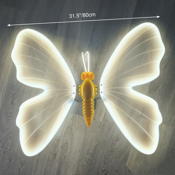 Contemporary Creative Waterproof ABS Animated Butterfly LED Outdoor Landscape Stake Light For Garden