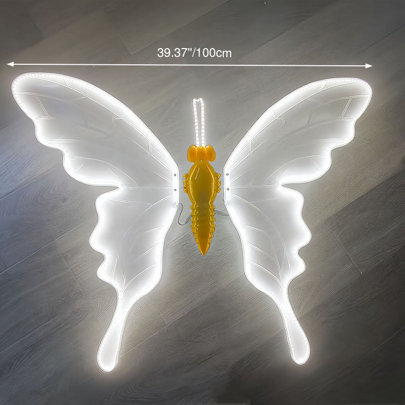 Contemporary Creative Waterproof ABS Animated Butterfly LED Outdoor Landscape Stake Light For Garden