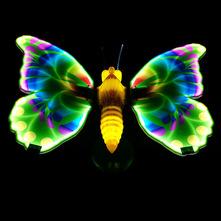 Modern Art Deco Waterproof ABS Animated Butterfly LED Outdoor Landscape Light For Garden