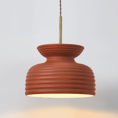 Traditional French Iron & Resin Round 1-Light Pendant Light For Dining Room