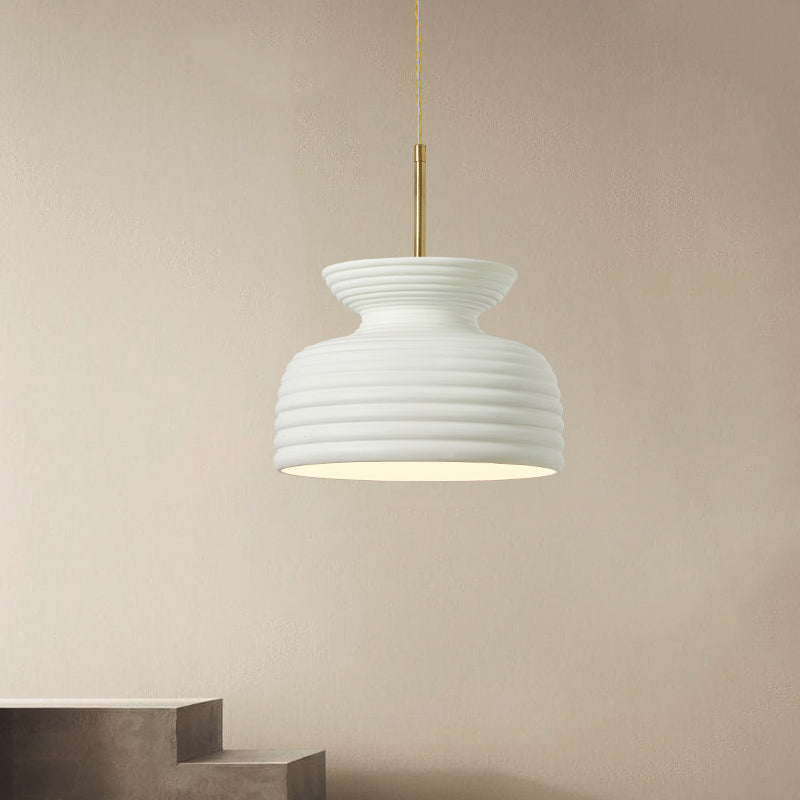 Traditional French Iron & Resin Round 1-Light Pendant Light For Dining Room