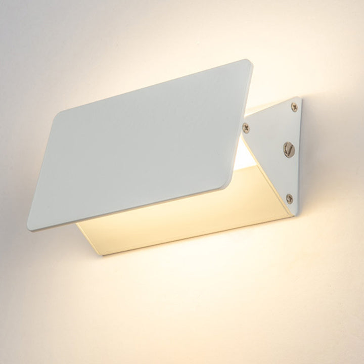 Applique murale LED rectangulaire minimaliste moderne en aluminium pour chambre et salon 
