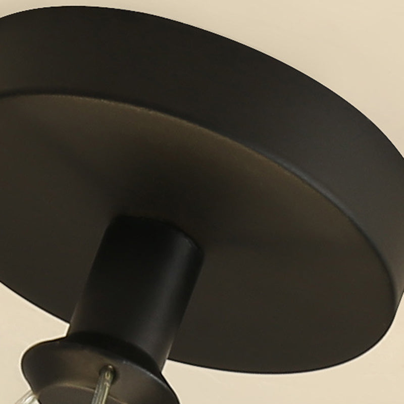 Lustre LED conique circulaire en aluminium, métal et silicone nordique contemporain pour couloir, salon et chambre 