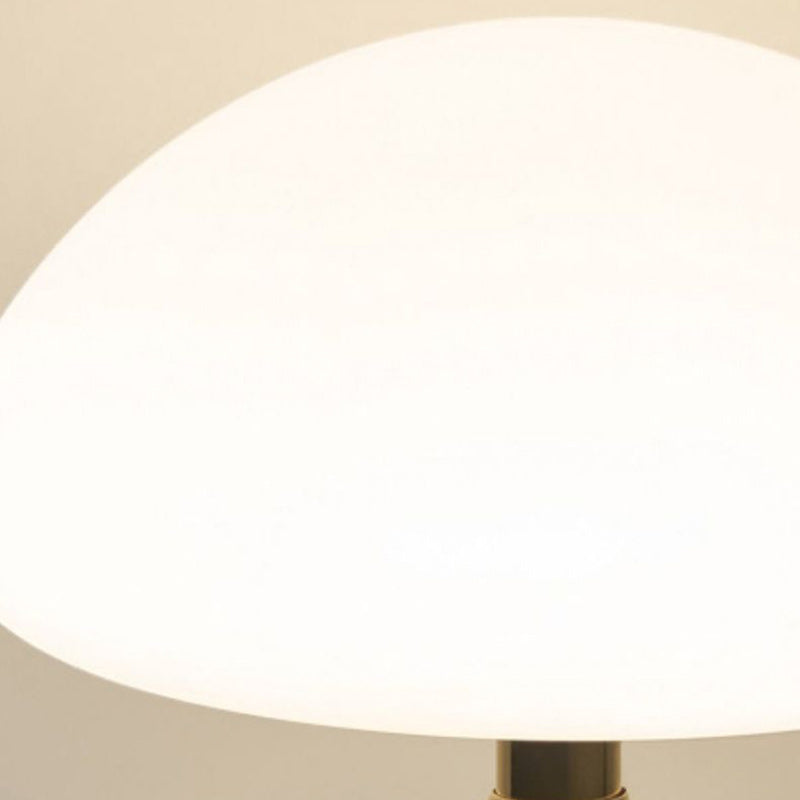 Modern Art Deco Ceramic & Rotational Molding Mushroom-Shaped LED Table Lamp For Bedroom & Living Room