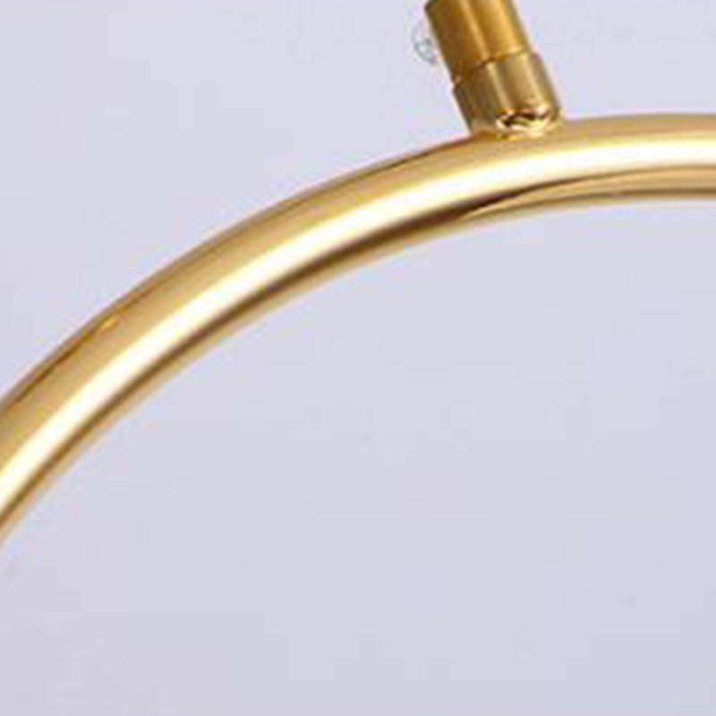 Luminaire suspendu moderne minimaliste en fer et verre en forme de goutte d&