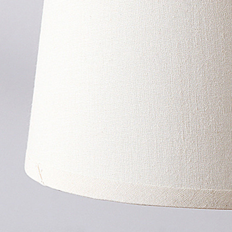 Contemporary Nordic Ceramic And Fabric 1-Light Table Lamp With Soft, Even Light For Bedroom & Living Room