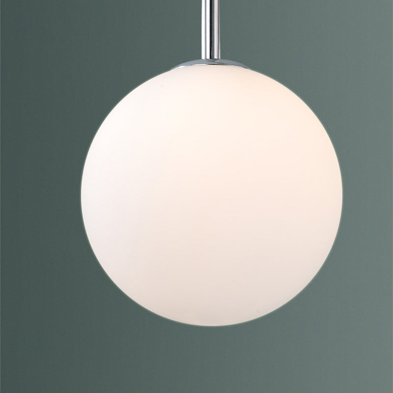 Contemporary Nordic Metal & Glass Round 3-Light Chandelier For Bedroom & Living Room