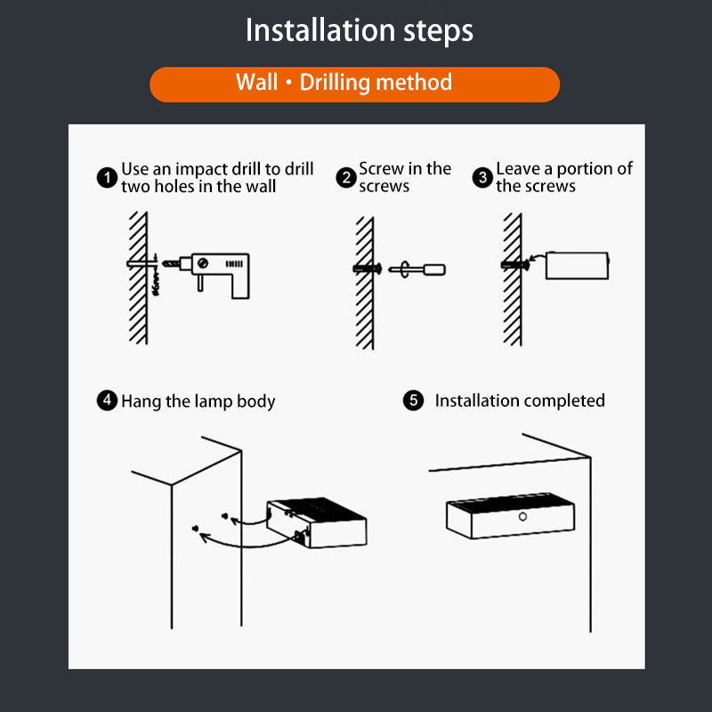 Lámpara de aplique de pared LED rectangular moderna minimalista solar e impermeable de plástico y PC para exteriores, patio y jardín 