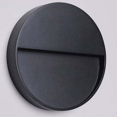 Modern Minimalist Waterproof Aluminum Round & Square LED Wall Sconce For Outdoor, Patio & Garden