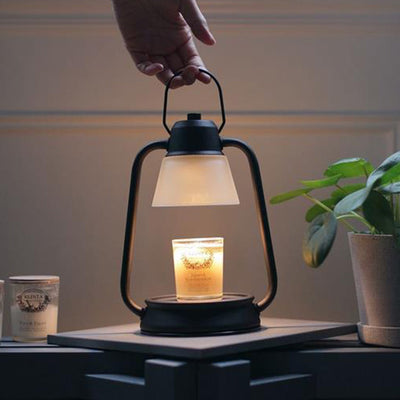 Modern Art Deco Iron Conical 1-Light Melting Wax Table Lamp For Bedroom And Living Room
