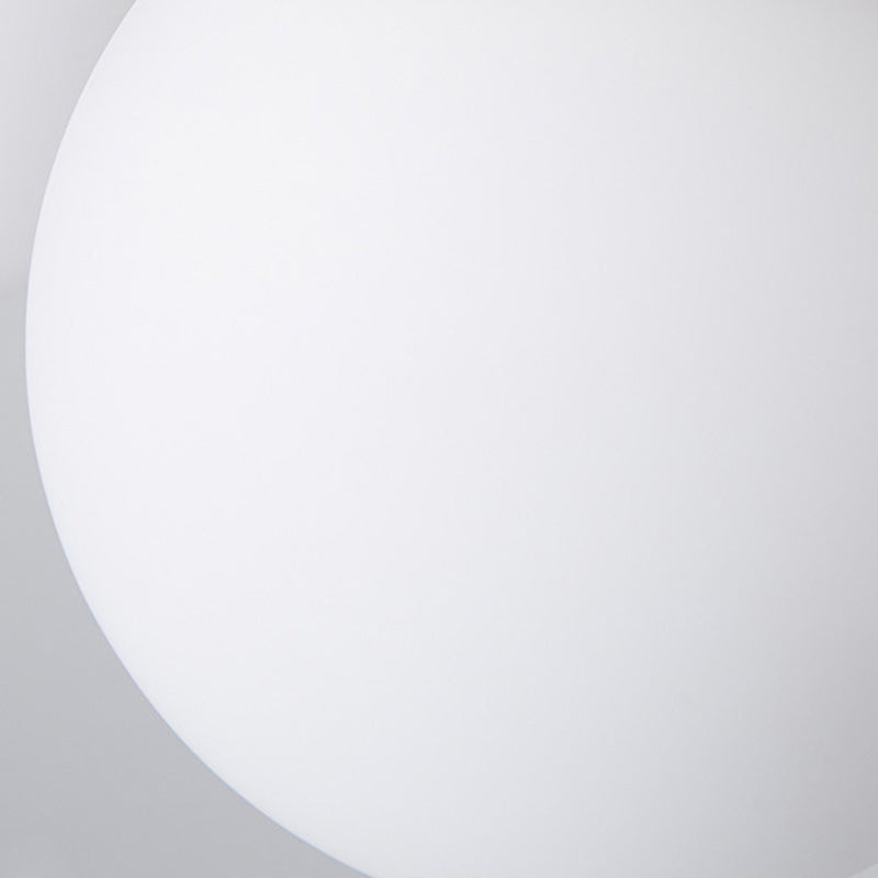 Contemporary Nordic Wood Iron Glass Round 4/6/7-Light Chandelier For Bedroom And Living Room