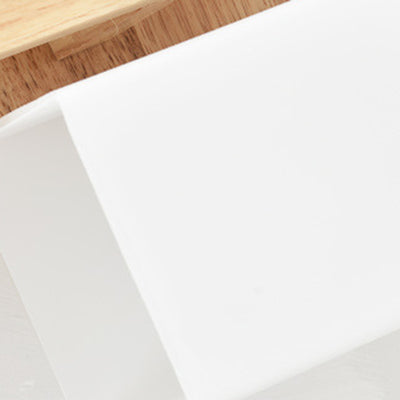 Contemporary Nordic Wood & Glass Square Cube 4/5/8/9-Light Semi-Flush Mount Ceiling Light For Bedroom & Living Room