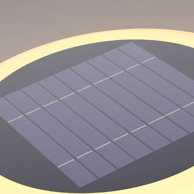 Moderne Minimaliste Acier Inoxydable & PE Rond & Carré LED Solaire & Imperméable Lumière Extérieure Pour Jardin, Cour & Patio 