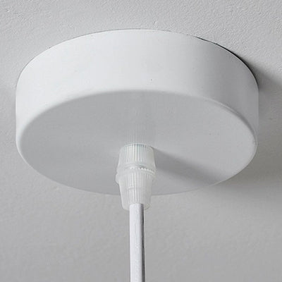 Contemporary Creative Polystyrene Cone Pendant Light 1-Light For Dining Room, Bedroom & Living Room