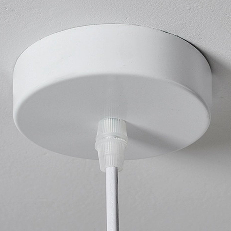 Contemporary Creative Polystyrene Cone Pendant Light 1-Light For Dining Room, Bedroom & Living Room
