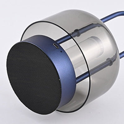 Lampe de table LED ronde en métal et acrylique USB nordique contemporaine avec gradation tactile pour chambre et salon 