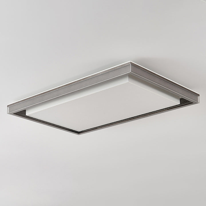 Modern Minimalist Iron Aluminum Acrylic Geometric LED Flush Mount Ceiling Light For Bedroom And Living Room