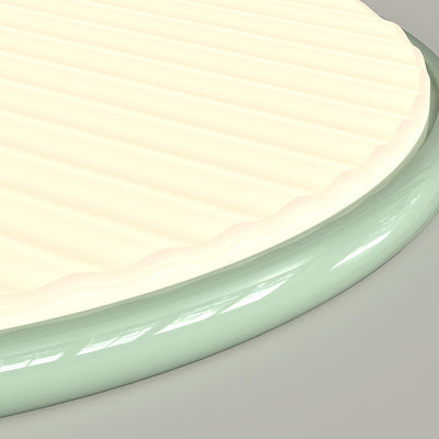 Plafonnier LED rond en fer acrylique nordique contemporain pour chambre et salon 