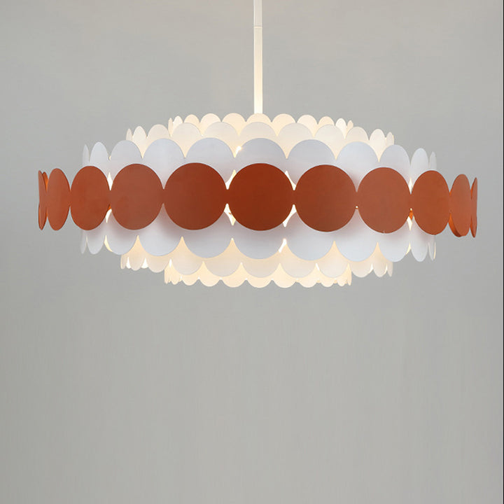 Contemporary Creative Iron Oval 6/9-Light Chandelier With Adjustable Rod For Bedroom &amp; Living Room