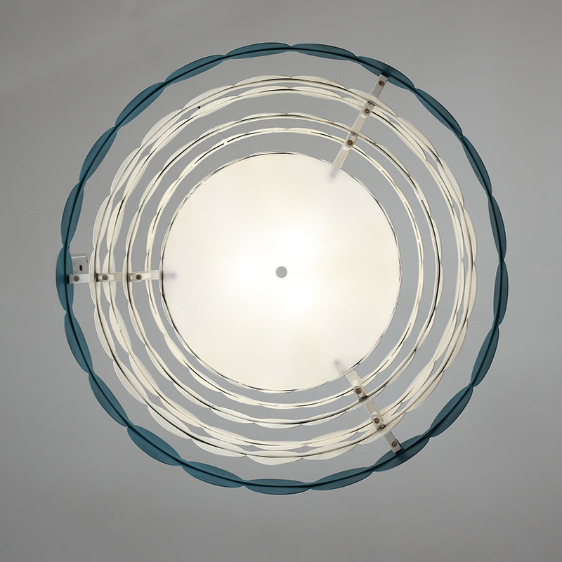 Contemporary Creative Iron Oval 6/9-Light Chandelier With Adjustable Rod For Bedroom &amp; Living Room