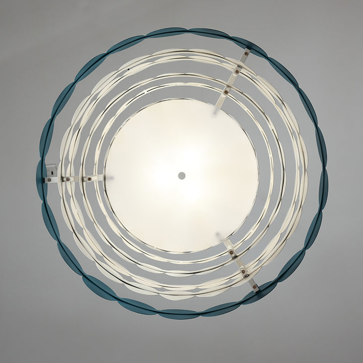 Contemporary Creative Iron Oval 6/9-Light Chandelier With Adjustable Rod For Bedroom &amp; Living Room