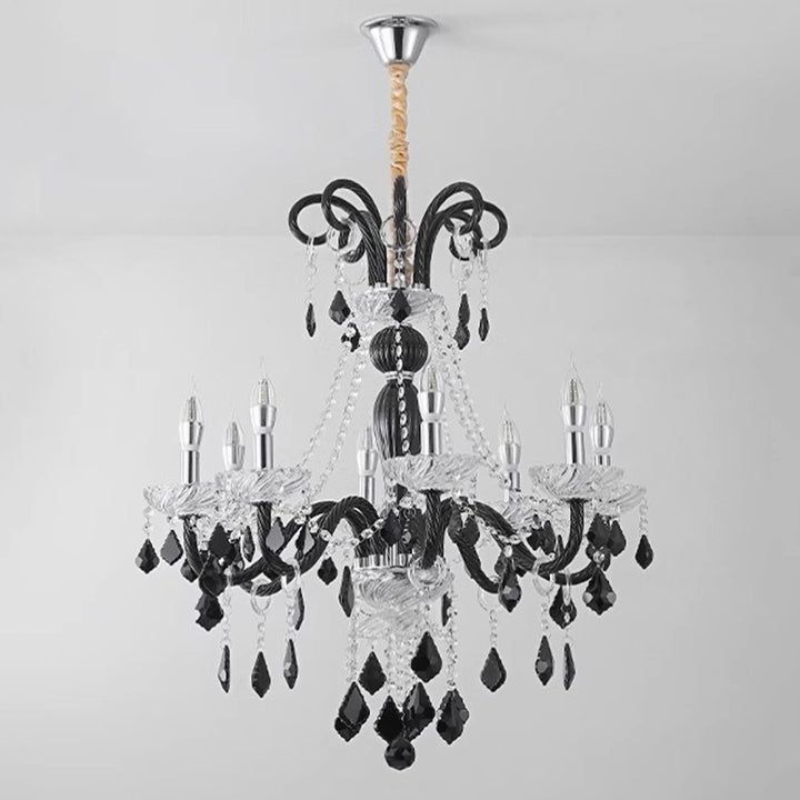 Traditioneller französischer Eisen- und Glaszweig-Stil 6/8/10/15-Licht Kronleuchter für Schlafzimmer &amp; Wohnzimmer 