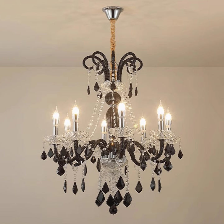 Traditioneller französischer Eisen- und Glaszweig-Stil 6/8/10/15-Licht Kronleuchter für Schlafzimmer &amp; Wohnzimmer 