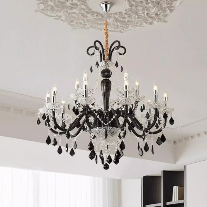 Traditioneller französischer Eisen- und Glaszweig-Stil 6/8/10/15-Licht Kronleuchter für Schlafzimmer &amp; Wohnzimmer 