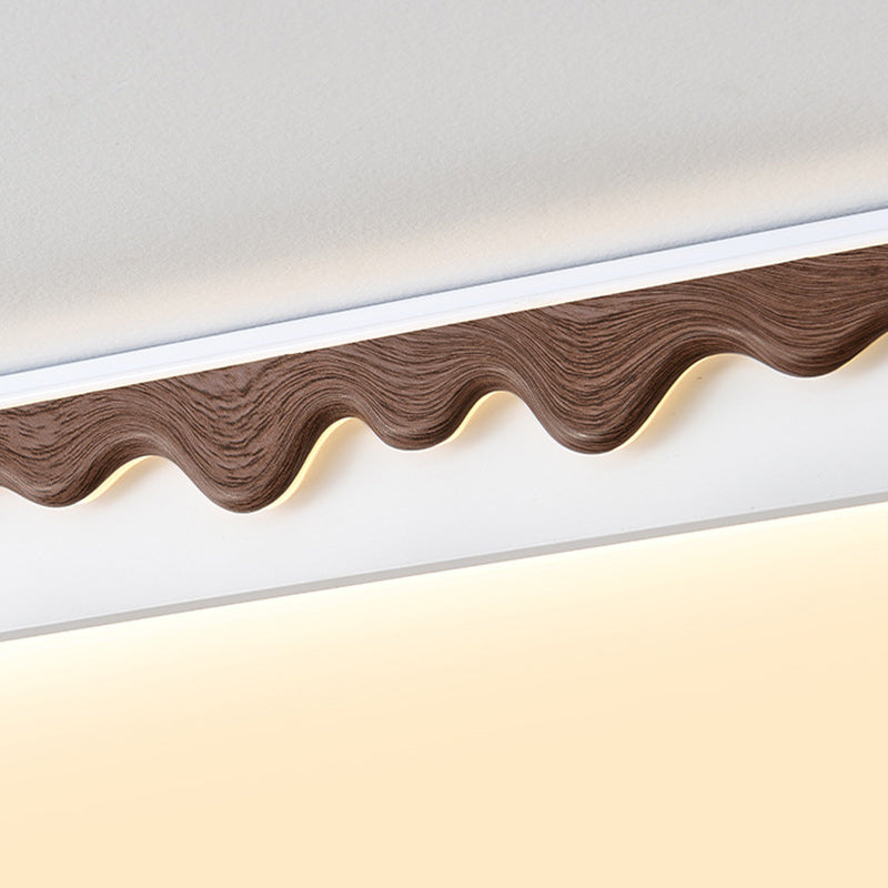 Plafonnier LED géométrique en fer et acrylique vintage traditionnel pour chambre et salon 