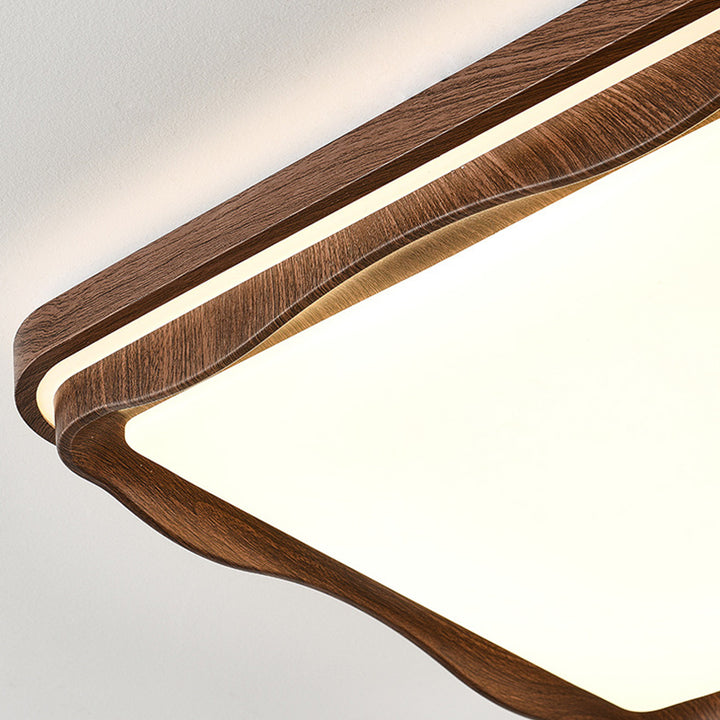 Plafonnier LED géométrique en fer et acrylique vintage traditionnel pour chambre et salon 