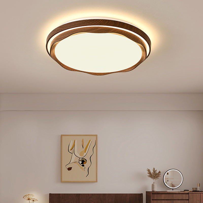 Plafonnier LED géométrique en fer et acrylique vintage traditionnel pour chambre et salon 