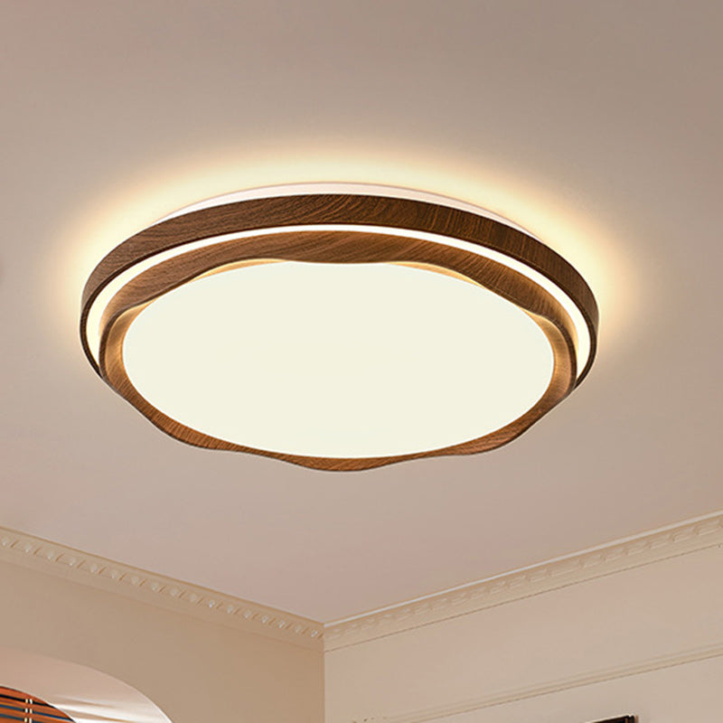 Plafonnier LED géométrique en fer et acrylique vintage traditionnel pour chambre et salon 