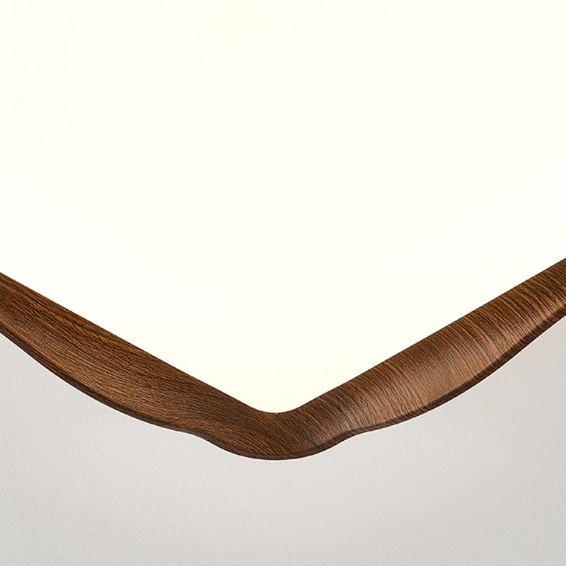 Plafonnier LED géométrique en fer et acrylique vintage traditionnel pour chambre et salon 