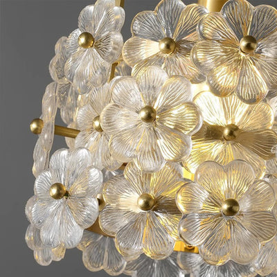 Suspension lumineuse à pétale en bois traditionnel français 1 lumière pour salle à manger, chambre et salon 