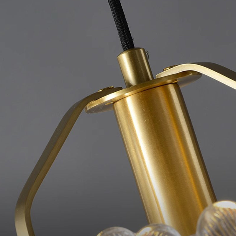 Suspension lumineuse à pétale en bois traditionnel français 1 lumière pour salle à manger, chambre et salon 