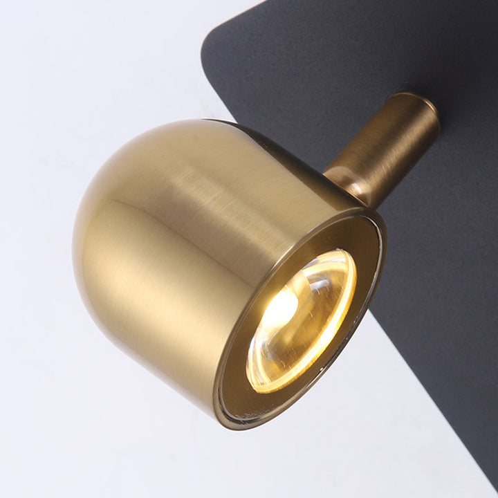 Contemporary Nordic Iron &amp; Aluminum Round Rectangular LED Wall Sconce Lamp For Bedroom &amp; Living Room