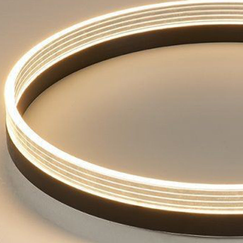 ضوء سقف LED هندسي حديث فاخر من الألومنيوم والأكريليك لغرفة النوم وغرفة المعيشة 