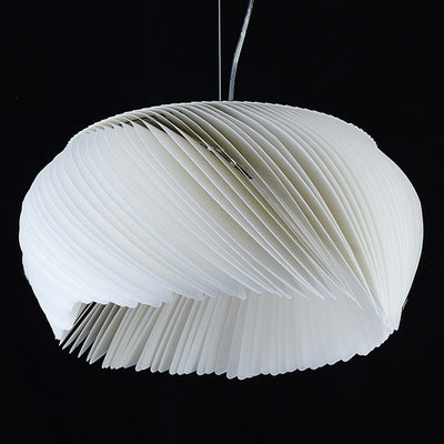 Contemporain Nordic Alliage & Acrylique Superposé Rond 1-Lumière Suspension Luminaire Pour Chambre, Salon & Salle à Manger 
